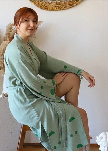 Diğer Bambu Pamuk Kimono