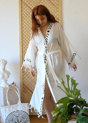 l Beden Bambu pamuk kimono