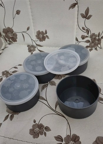Diğer Gri Plastik Mini Saklama Kabı Seti