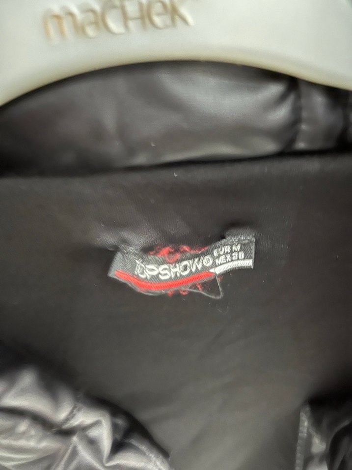 Kadın Siyah Deri Kısa Mont - Görsel 3