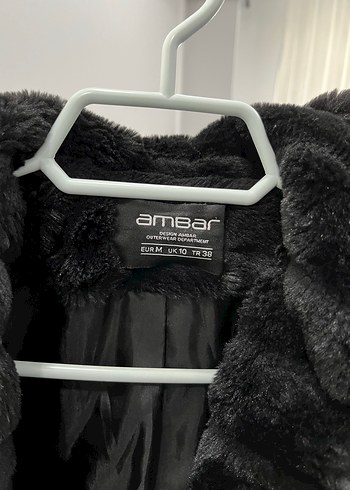 Siyah Kürklü ceket - Görsel 4