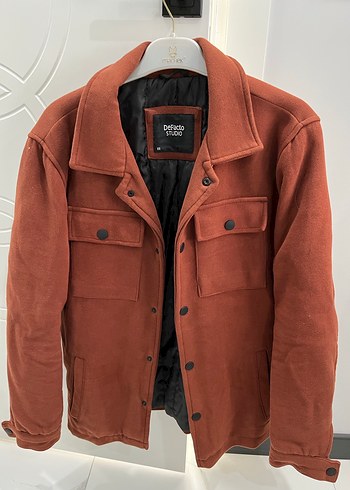 Düğmeli Kahverengi Erkek Süet Ceket - Görsel 2