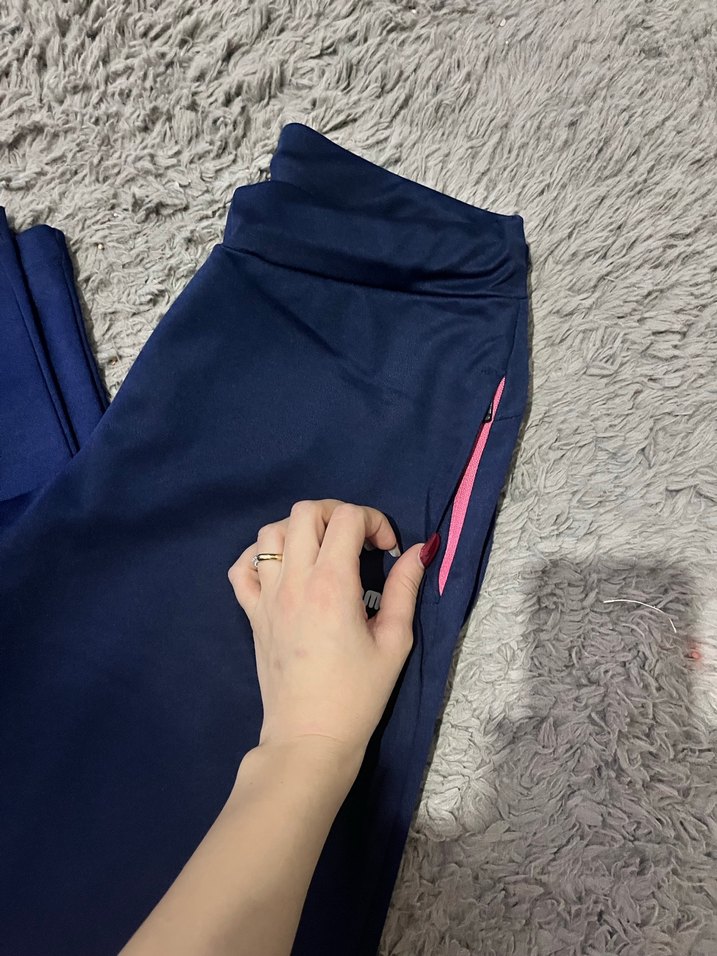 Hummel Lacivert Fermuarlı Sweatpant - Görsel 2