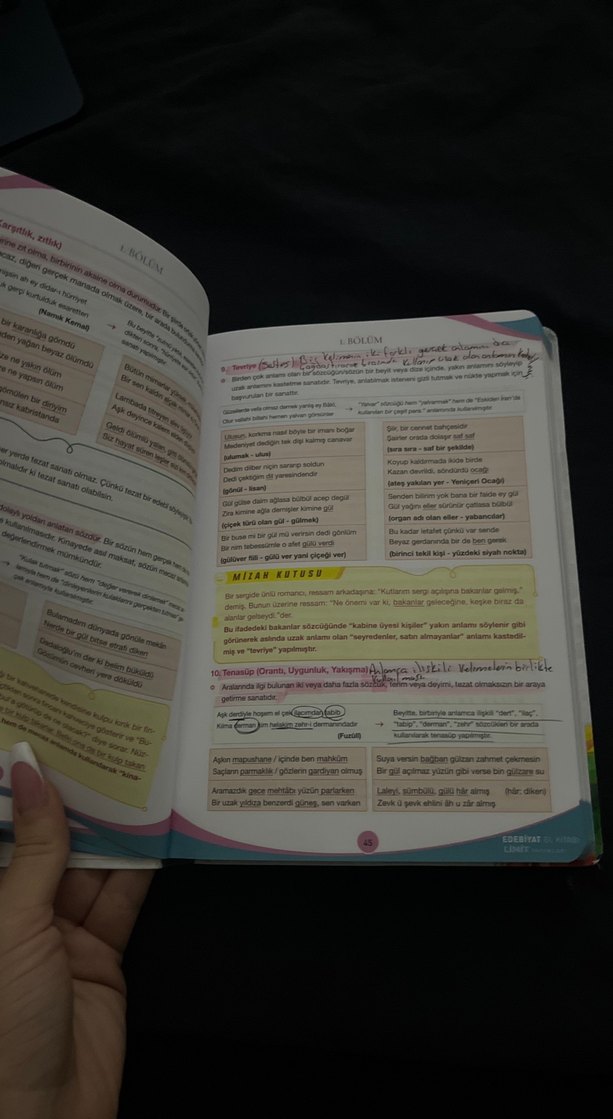 AYT Edebiyat El Kitabı Limit Yayınları - Görsel 2