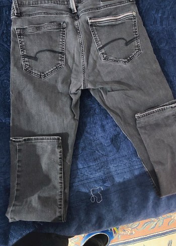 Gri Regular Fit Erkek Denim Pantolon - Görsel 3