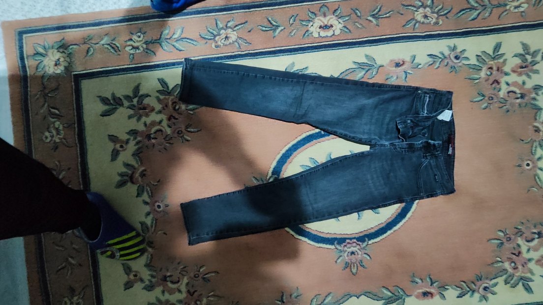 Gri Regular Fit Erkek Denim Pantolon - Görsel 4