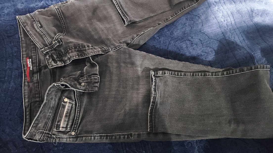 Gri Regular Fit Erkek Denim Pantolon - Görsel 2