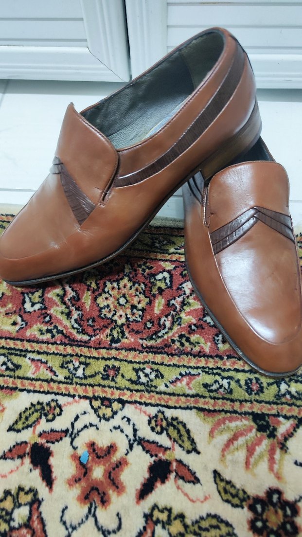 Kahverengi Deri Klasik Erkek Ayakkabı - Görsel 2