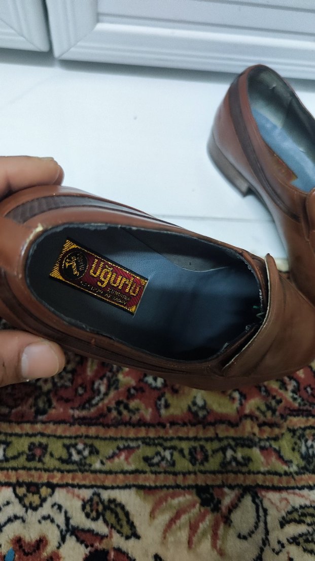 Kahverengi Deri Klasik Erkek Ayakkabı - Görsel 3