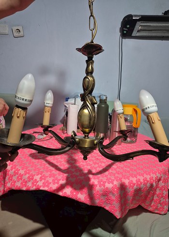 Beden Diger Altın Renkli Klasik Avize