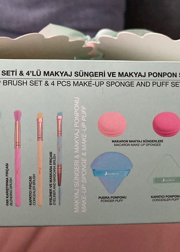 Beden Nascita Patisserie 5'li Makyaj Fırça ve 4'lü Sünger Seti