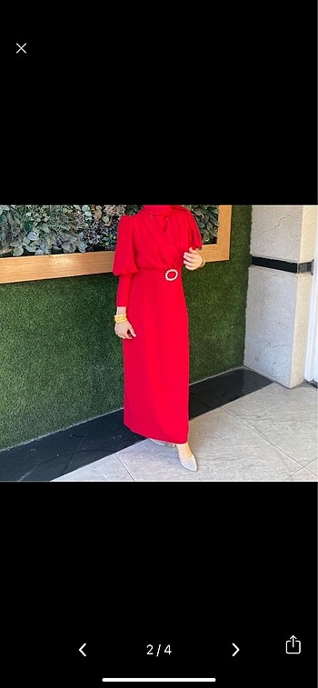 Kırmızı abiye