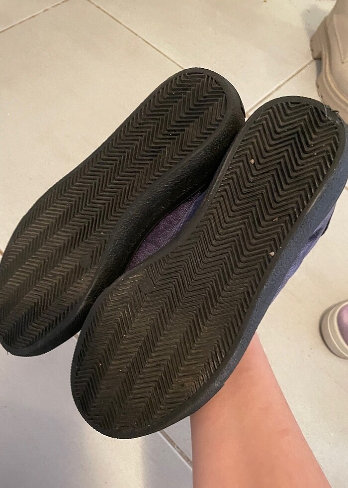 Mudo mor kadife ayakkabı - Görsel 3