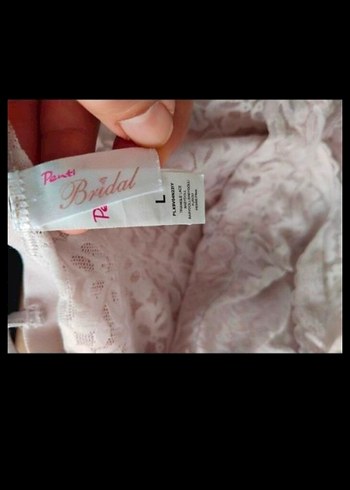 l Beden pembe Renk Toz pembe renk Penti babydoll