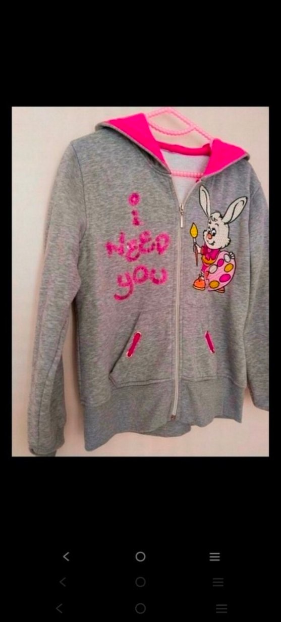 Fermuarlı Gri Kapüşonlu Sweatshirt - Görsel 2