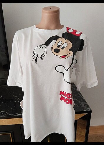 Mickey mouse baskılı tişört 