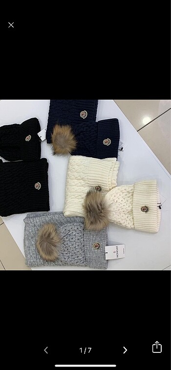 Moncler atkı bere takımı