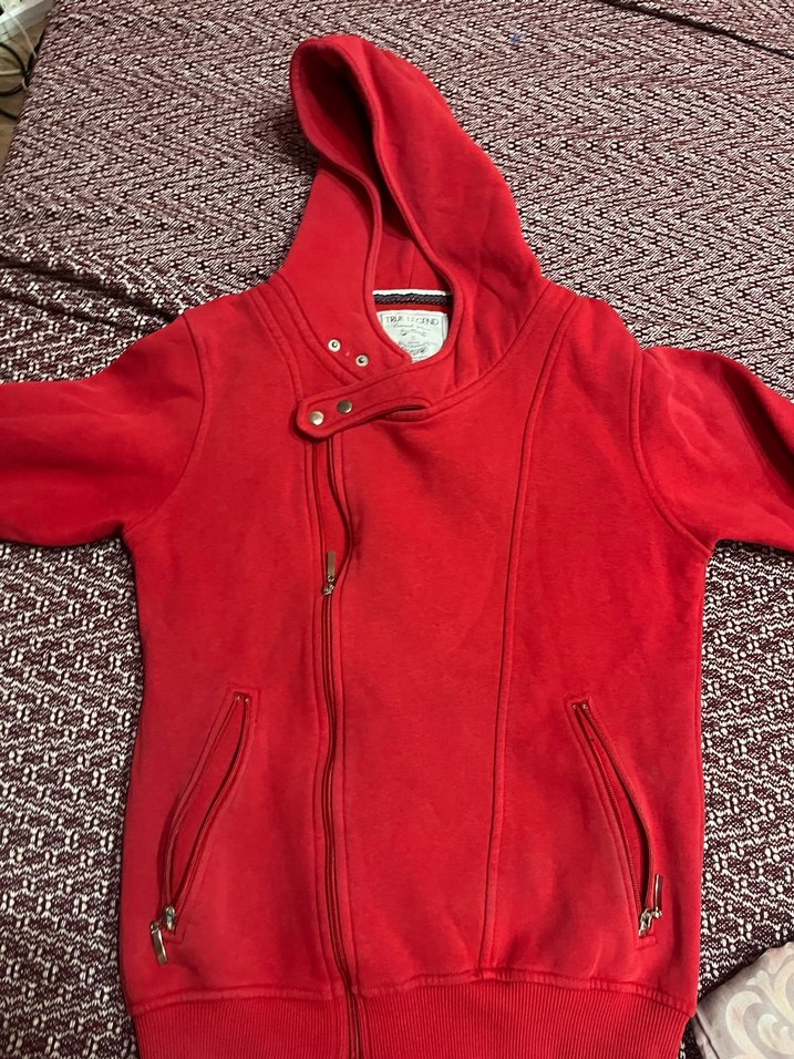 Gri Desenli Balıkçı Yaka Panço - Görsel 2