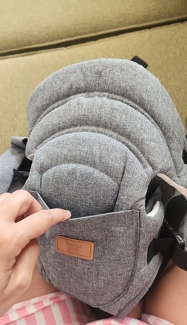 Gri Bebek Taşıyıcı Kanguru - Görsel 3
