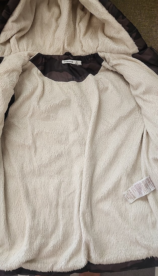 Gri Kamuflaj Desenli Erkek Çocuk Mont - Görsel 3