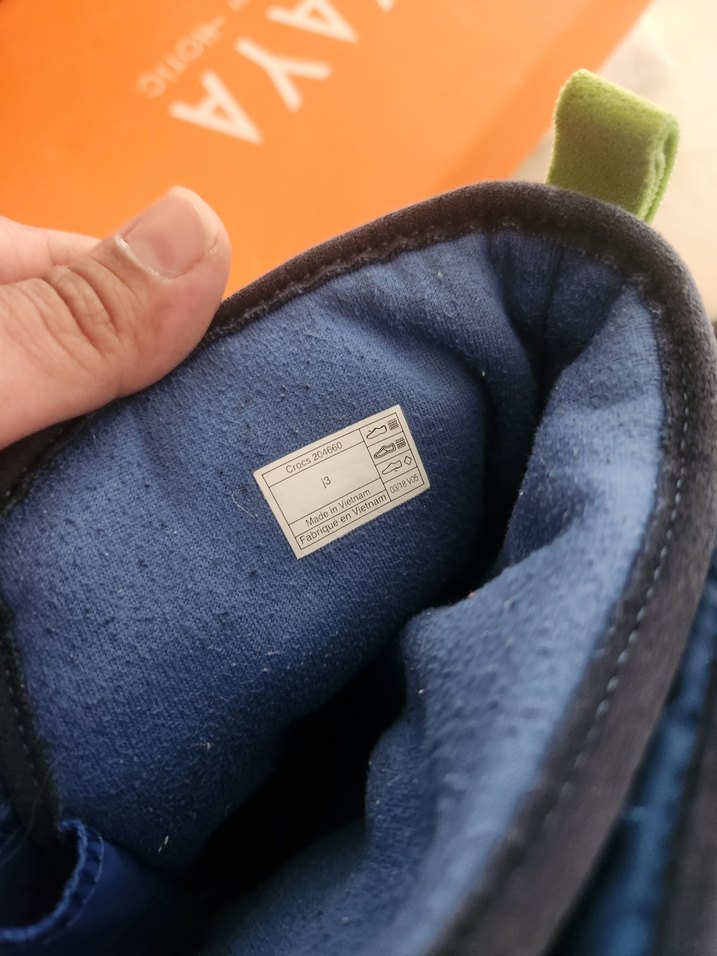 Çocuk Mavi Crocs Cırtlı Kauçuk Bot - Görsel 5