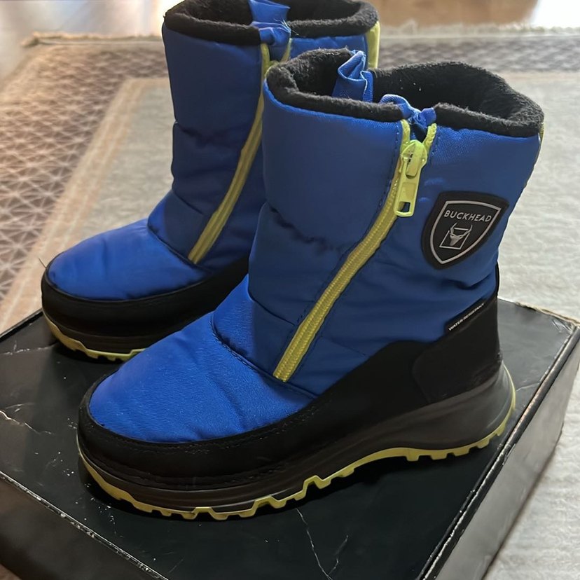 Mavi Fermuarlı Erkek Çocuk Botu - Görsel 2