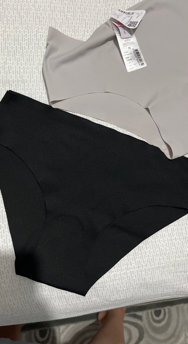 Kadın Gri ve Siyah Midi Külot Seti - Görsel 3