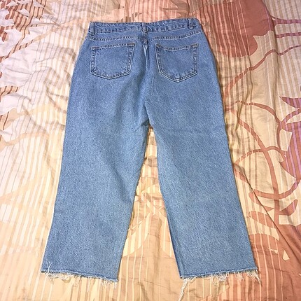 Diğer Kesik Paça Mom Jean