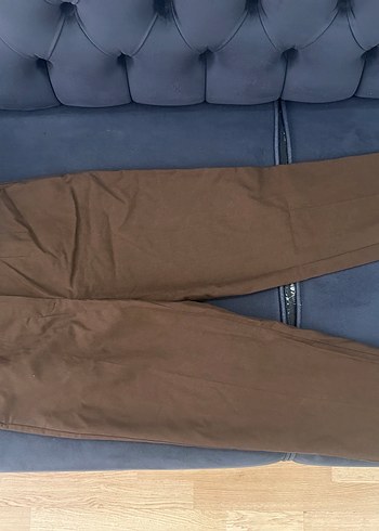 Zara Kahverengi Duz Kesim Zara Pantolon