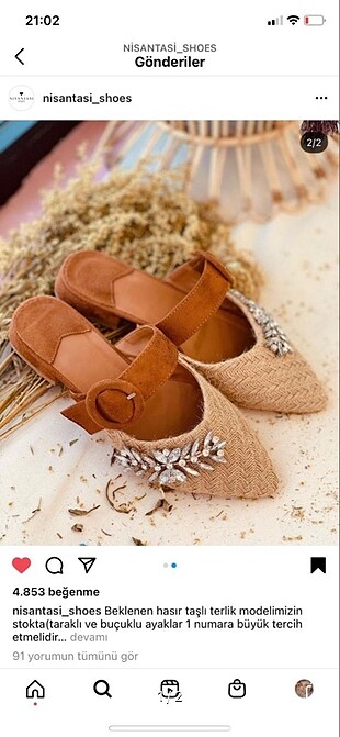 Nişantaşı Shoes hasır terlik