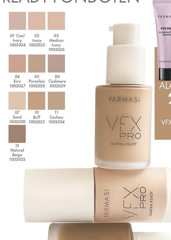 Farmasi VFX Pro Foundation Açık Bej