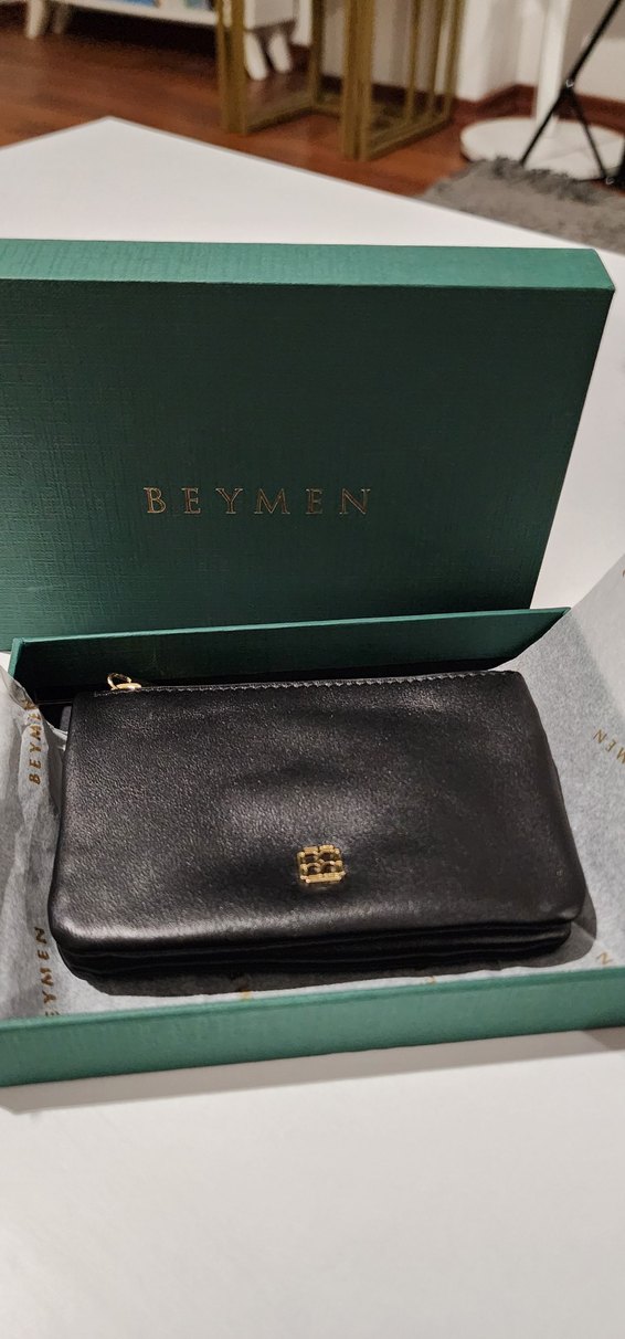 Beymen Siyah Fermuarlı cüzdan - Görsel 4
