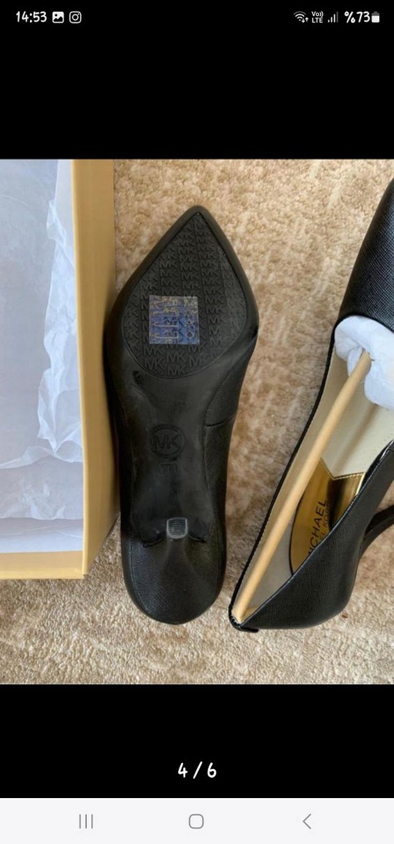 Michael Kors Siyah Stiletto - Görsel 4