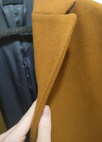 Mango man yünlü kalın kaban - Görsel 2