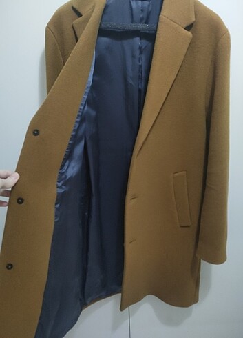 Mango man yünlü kalın kaban - Görsel 3