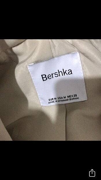 m Beden camel Renk Bershka blazer ceket