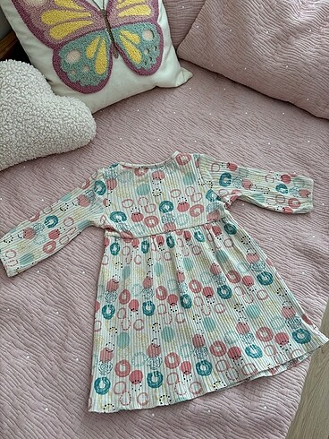 24-36 Ay Beden Hellobaby 3 yaş pamuklu elbise