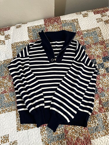 çizgili sweatshirt