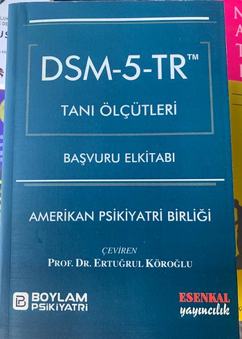 DSM-5-TR Tanı Ölçütleri Başvuru Elkitabı