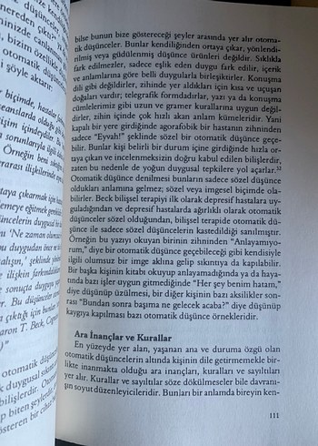 Bilişsel Davranışçı Terapi - Temel İlkeler ve Uygulama