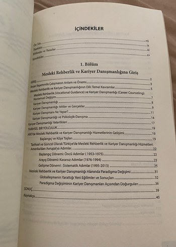 Mesleki Rehberlik ve Kariyer Danışmanlığı Kitabı