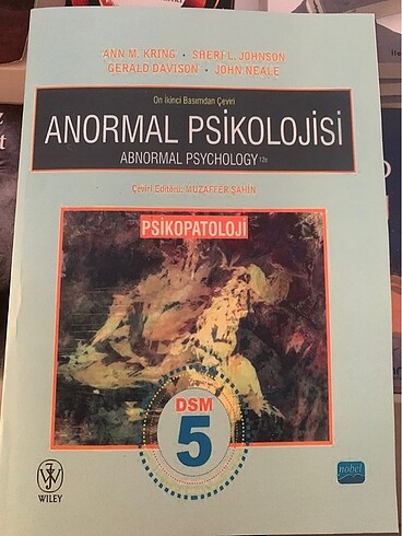 Anormal psikolojisi psikopatoloji