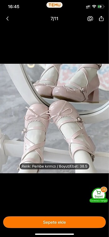 Pembe prenses ayakkabı mary jane