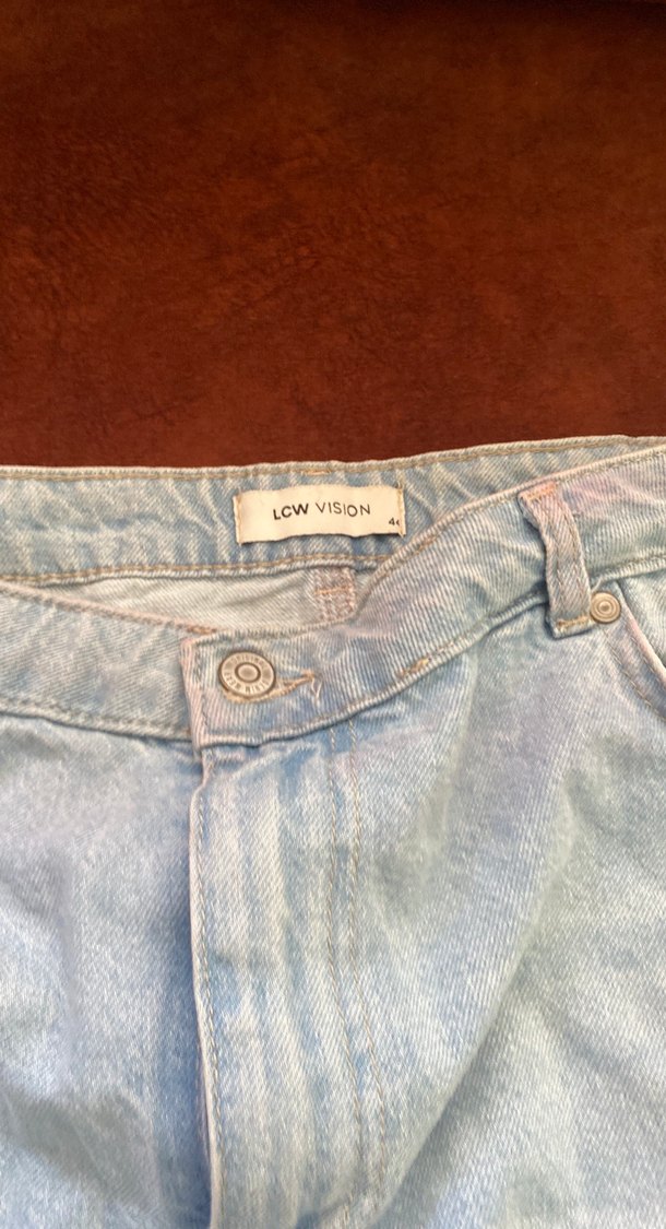 Kot etek Midi Denim Etek bayan - Görsel 3