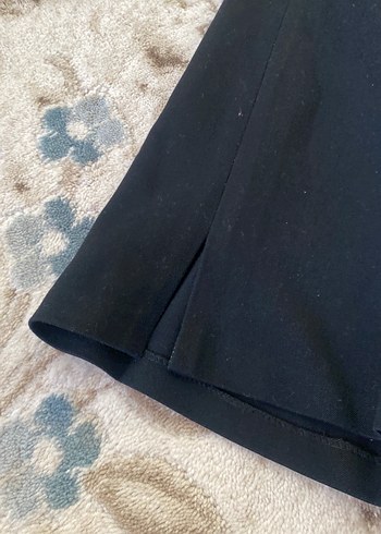 Düğmeli siyah Kadın Pantolon - Görsel 5