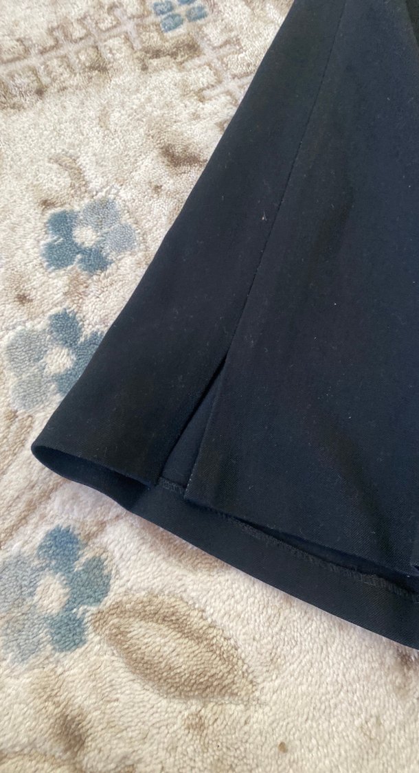 Düğmeli siyah Kadın Pantolon - Görsel 5