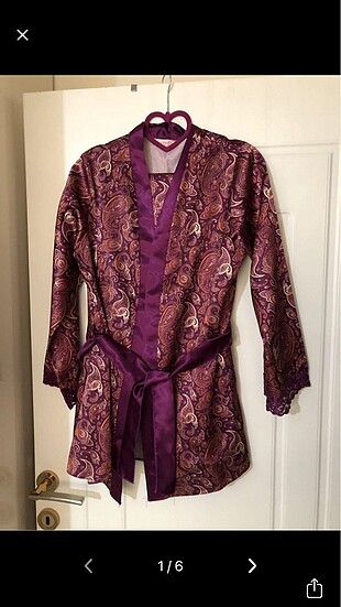 Jeremi sabahlık pijama takımı