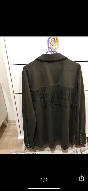 Zara Zara süet kadın gömlek