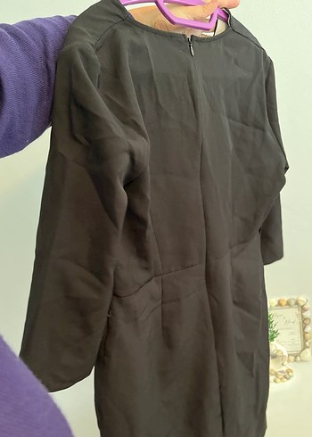 Siyah V Yaka Kadın Tulum - Görsel 3