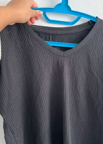 Siyah Hamile Kısa Kollu Tişört - Görsel 2